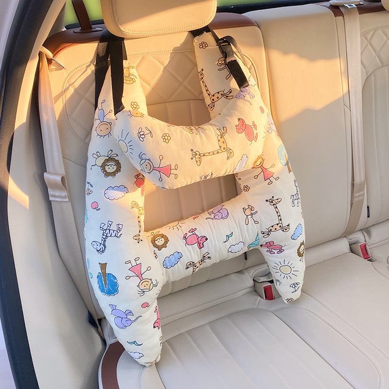 Cozy Car Headrest Pillow for Kids and Adults - Yeezlab