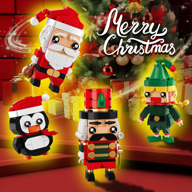Fun Holiday Lego Style Building Blocks Toy - Yeezlab