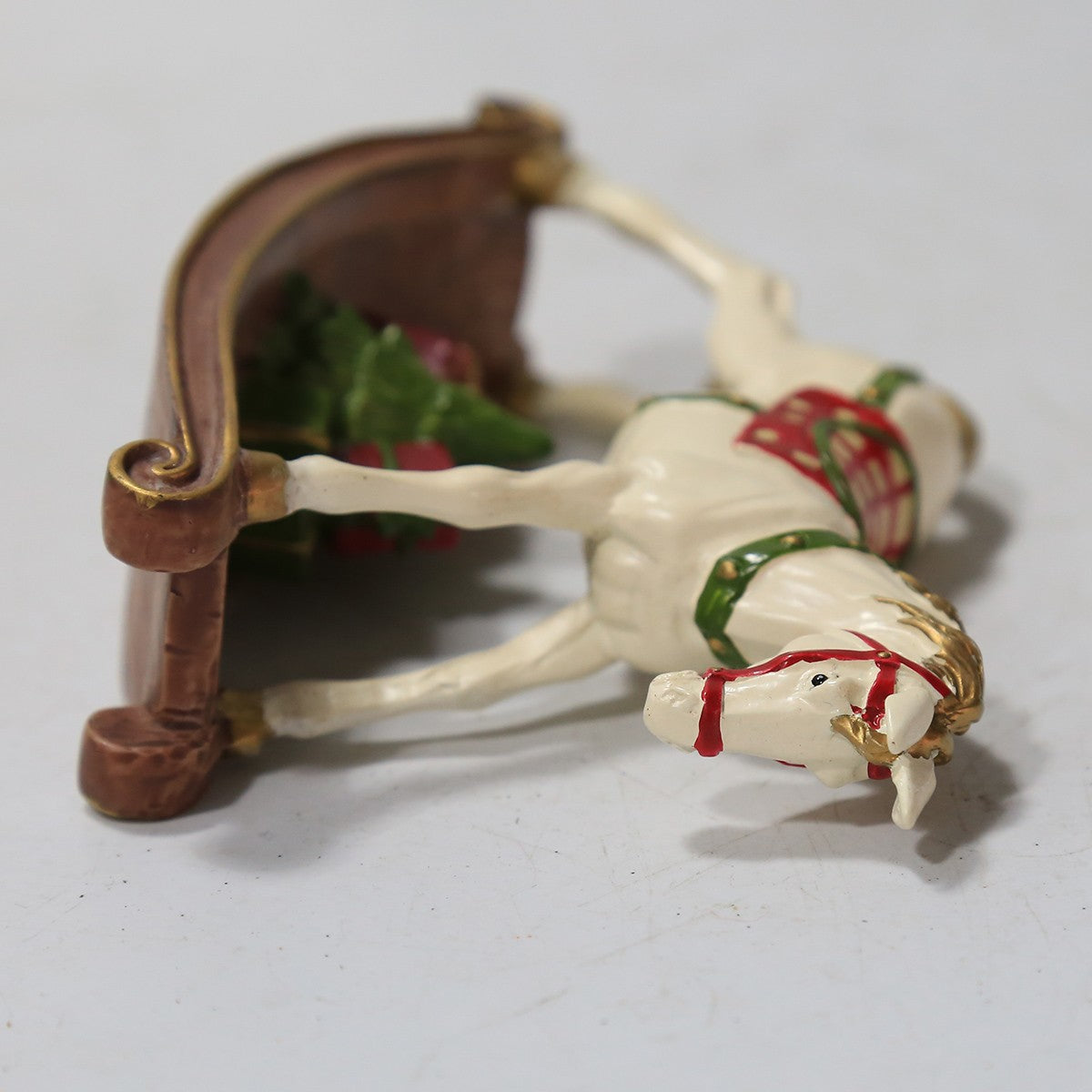 Colorful Wooden Rocking Horse Christmas Ornament