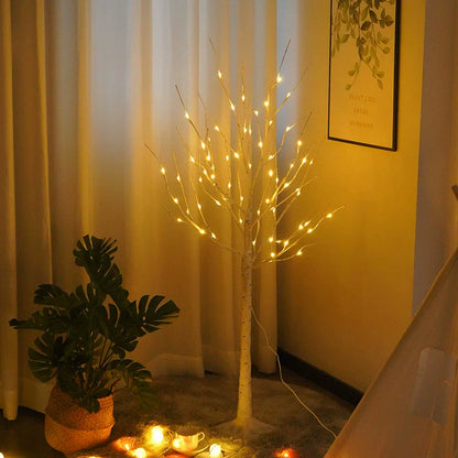 Warm White Winter Forest Lamp - Yeezlab