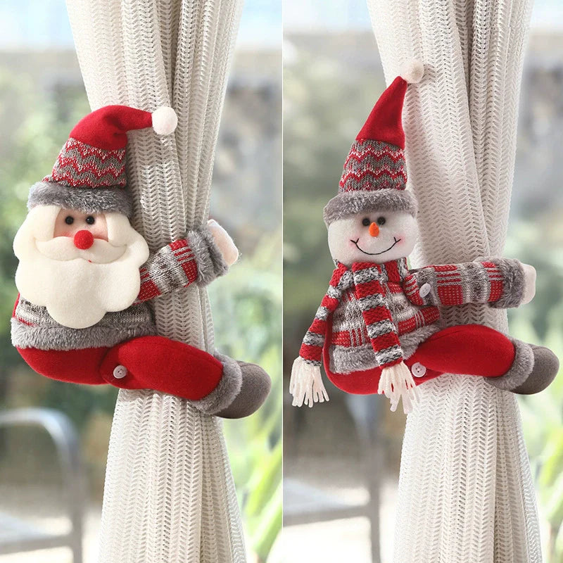 Bright Festive Santa Figurine Decoration