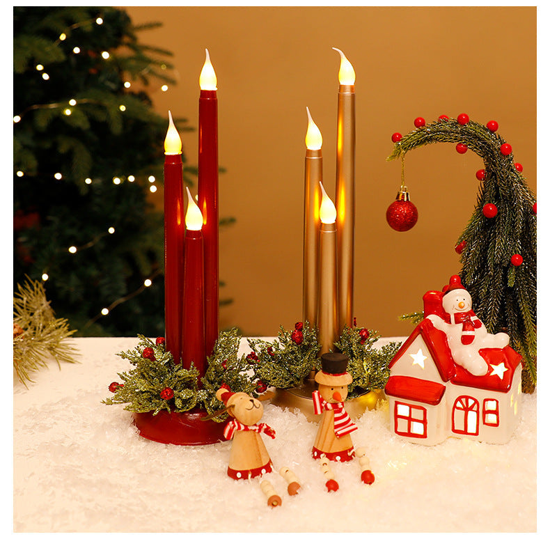 Realistic Flicker LED Wax Candle