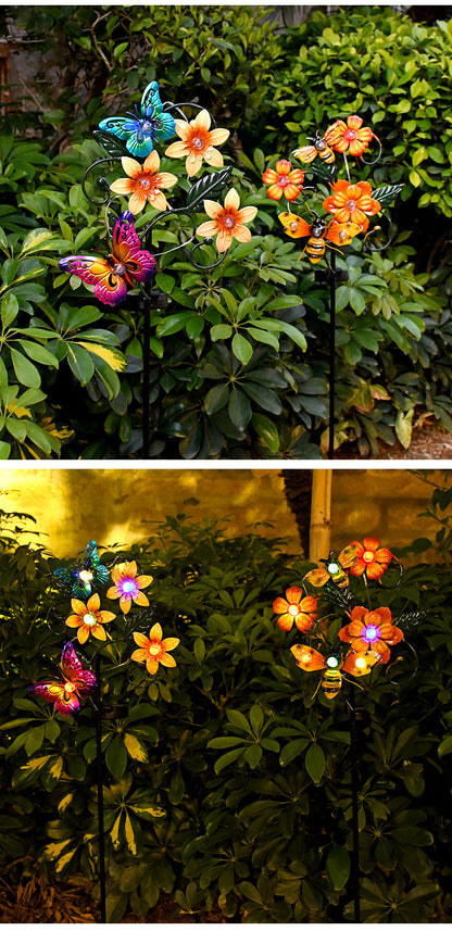 Colorful Outdoor Solar Powered Garden Light