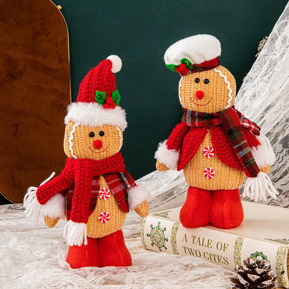 Fun Christmas Gingerbread Man Figurine Decoration