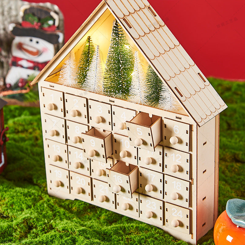 Traditional LED Countdown Christmas Calendar