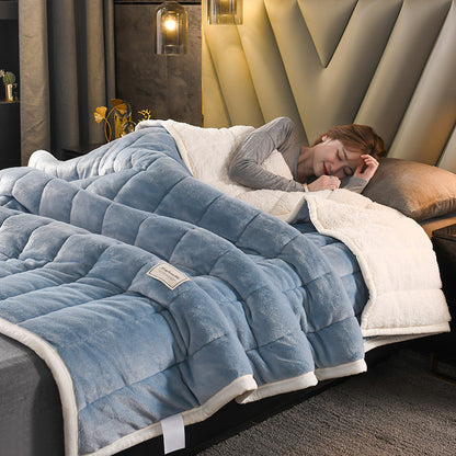 Plush Fleece Throw Blanket for Cold Winter Nights