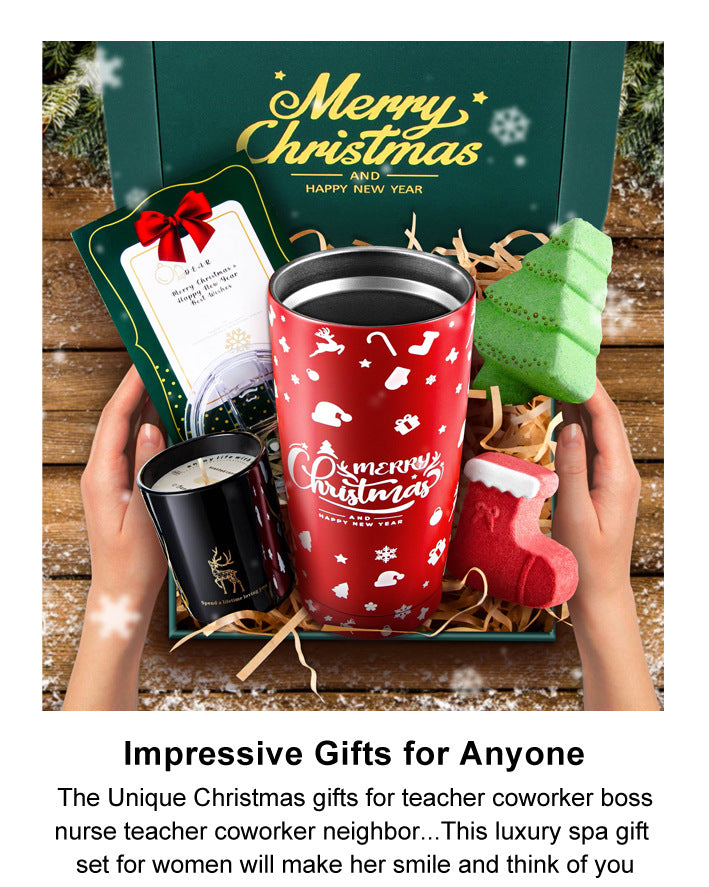 Festive Holiday Mug Essential Oil Gift Set