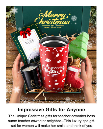 Festive Holiday Mug Essential Oil Gift Set