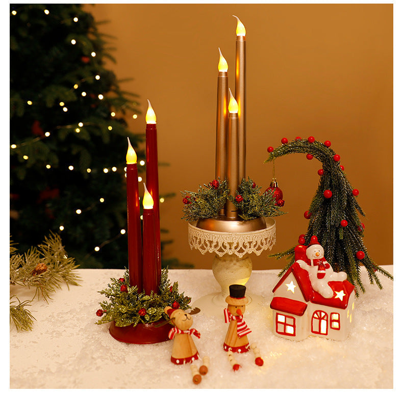 Realistic Flicker LED Wax Candle