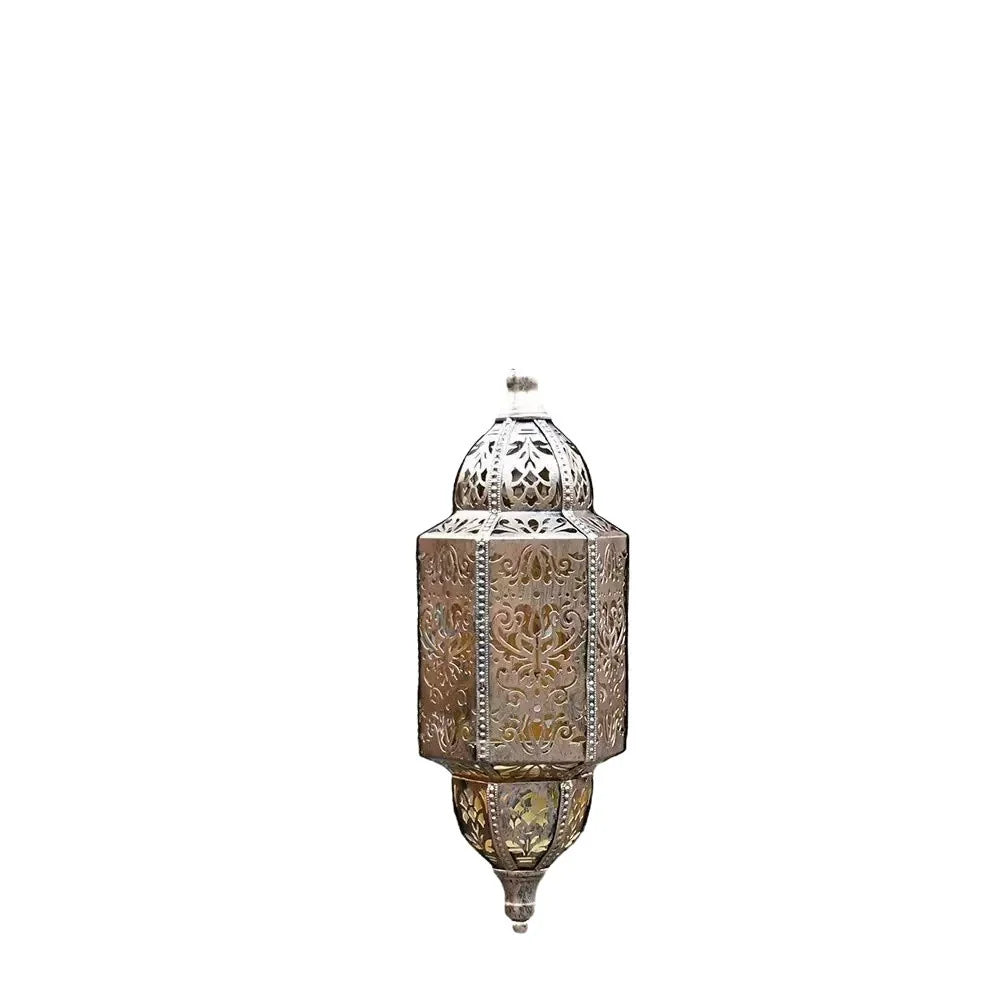 Rustic Solar Powered Hanging Garden Lantern