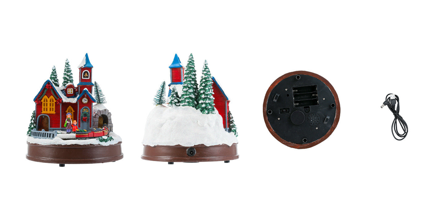 Sparkling LED Musical Christmas Gift Box