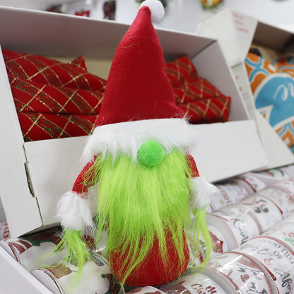 Cuddly Grinch Garden Statue Figurine
