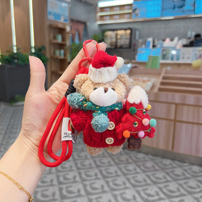 Adorable Teddy Bear Soft Keychain Accessory