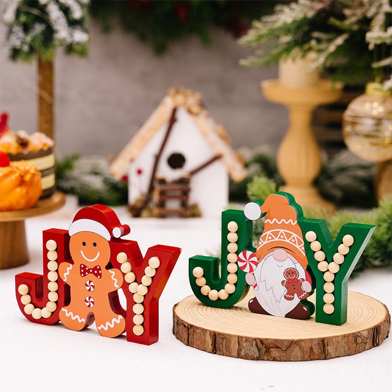 Fun Holiday Wooden Christmas Tree Ornament