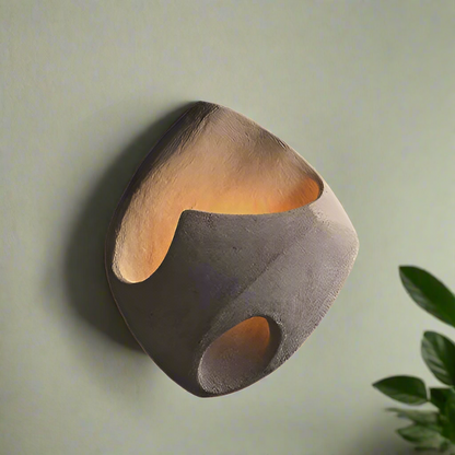 Unique Textured Wall Light Fixture