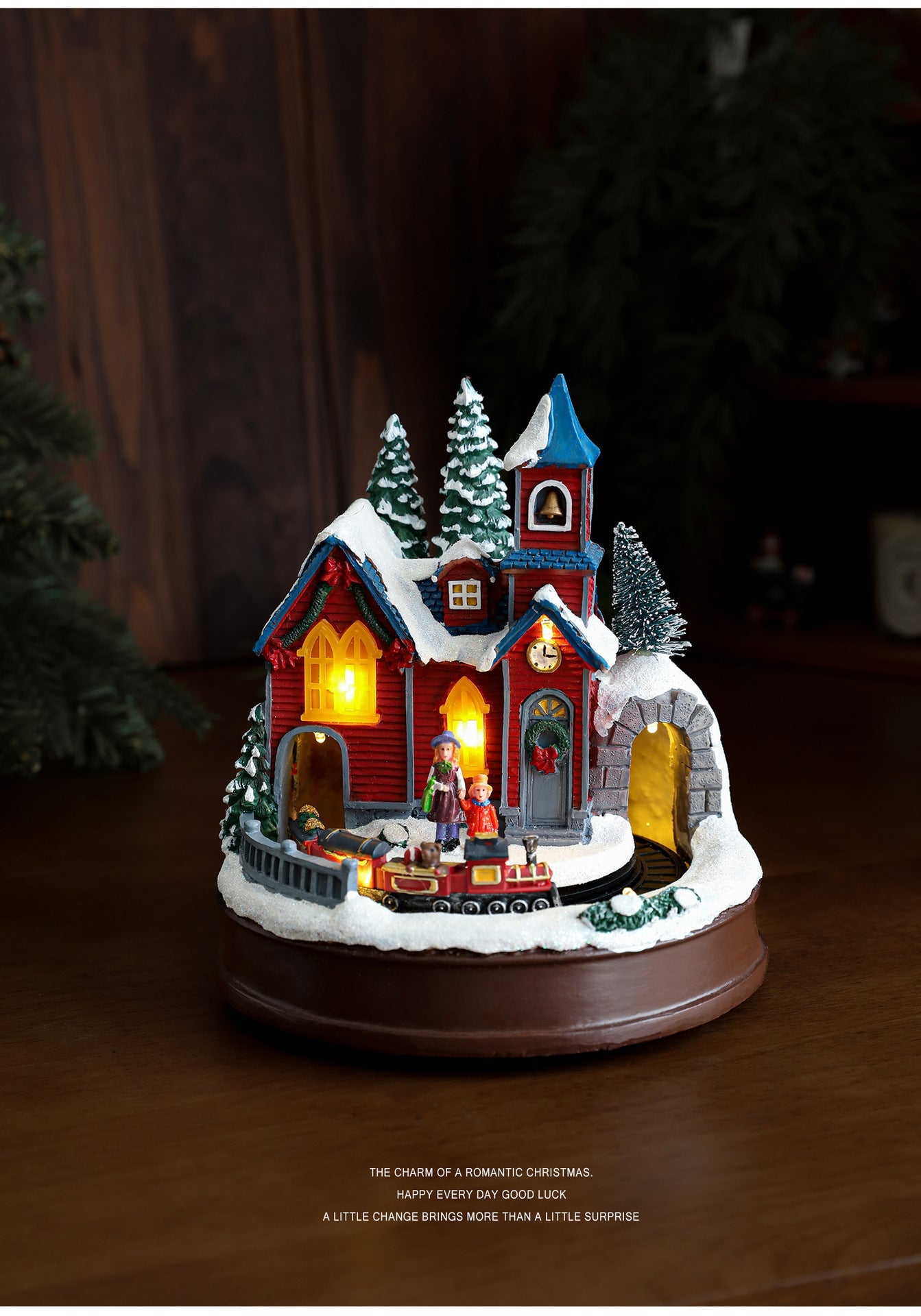 Sparkling LED Musical Christmas Gift Box