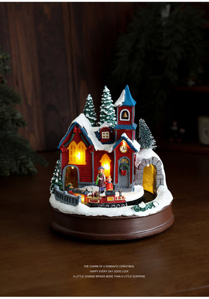 Sparkling LED Musical Christmas Gift Box