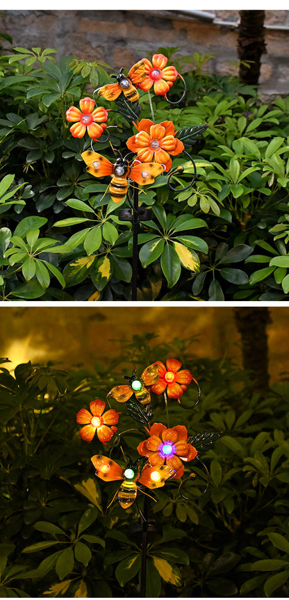 Colorful Outdoor Solar Powered Garden Light