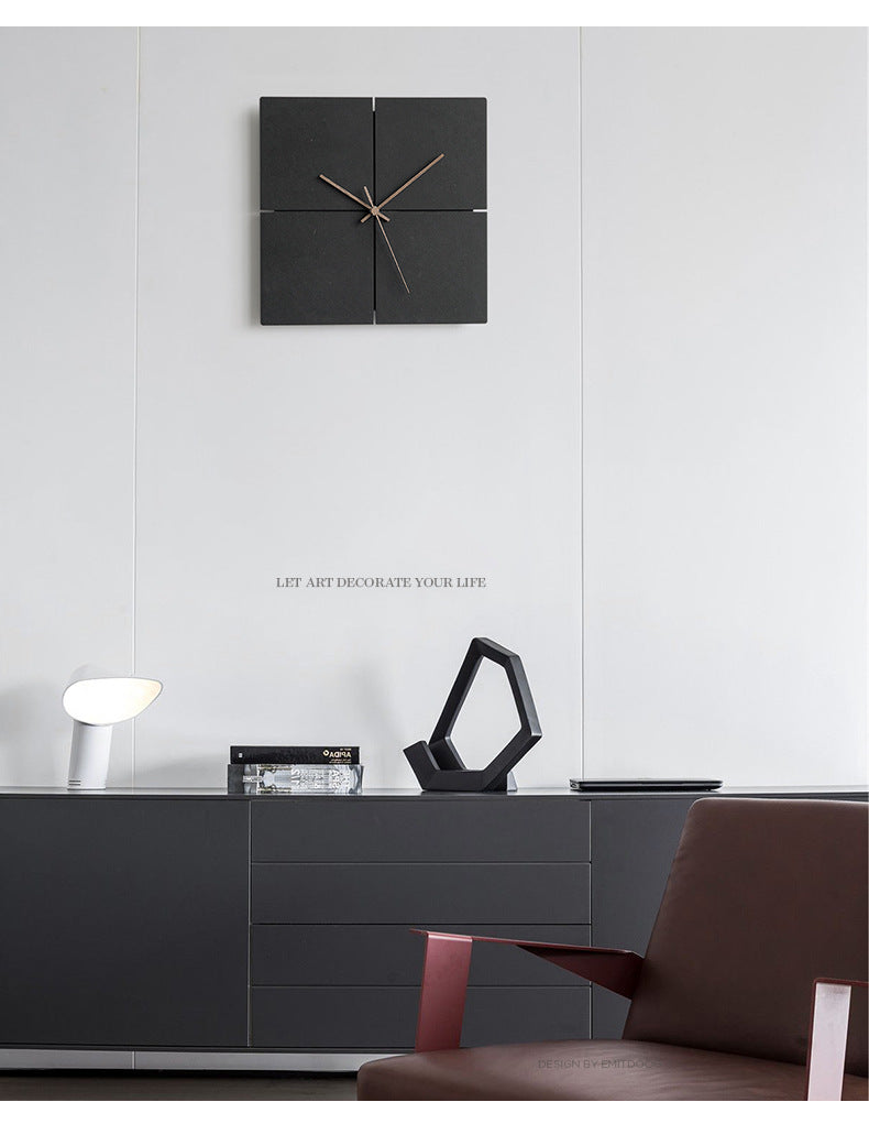 Simple Quiet Wall Clock for Home Decoration