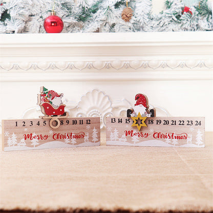 Traditional Holiday Advent Calendar Box