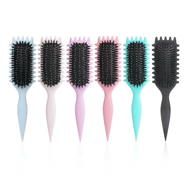 Detangling Hairbrush for Smooth Curls and Shine