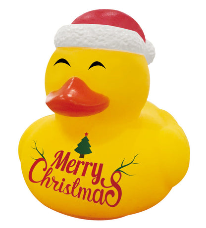 Fun Plush Squeaky Christmas Duck Toy