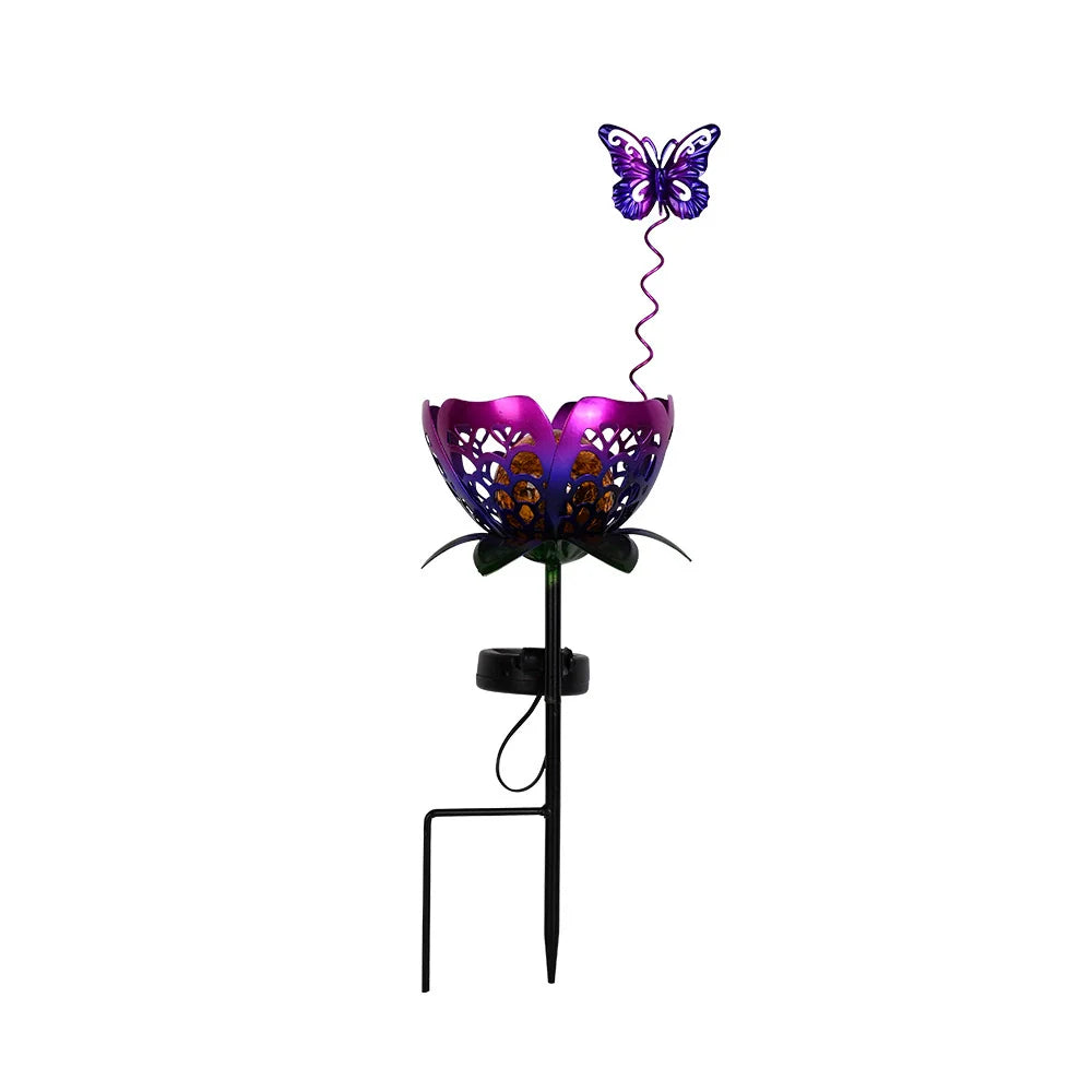 Outdoor Solar Powered Garden Sunflower Lamp
