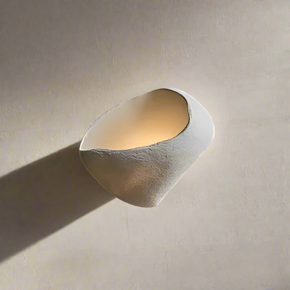 Unique Textured Wall Light Fixture