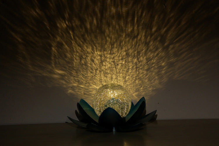 Colorful Solar Glass Outdoor Lamp