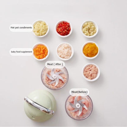 Compact Portable Electric Garlic Crusher