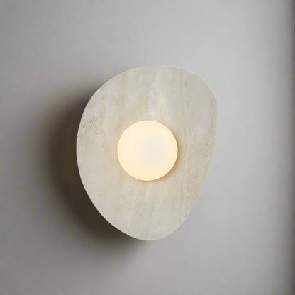 Contemporary Stone Wall Light in Minimalist Style