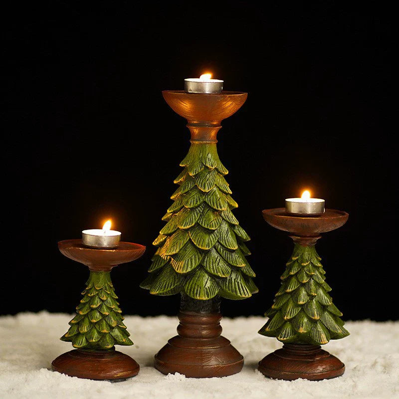 Fresh Pine Holiday Candle Decoration Ornament