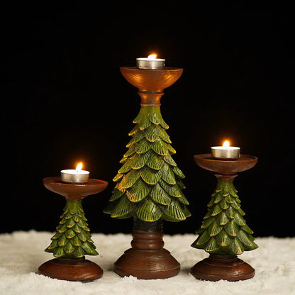 Fresh Pine Holiday Candle Decoration Ornament