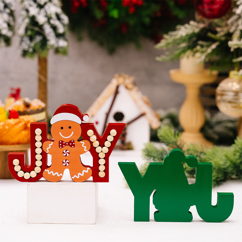 Fun Holiday Wooden Christmas Tree Ornament