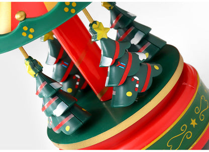 Spinning Musical Holiday Tree Decoration Ornament