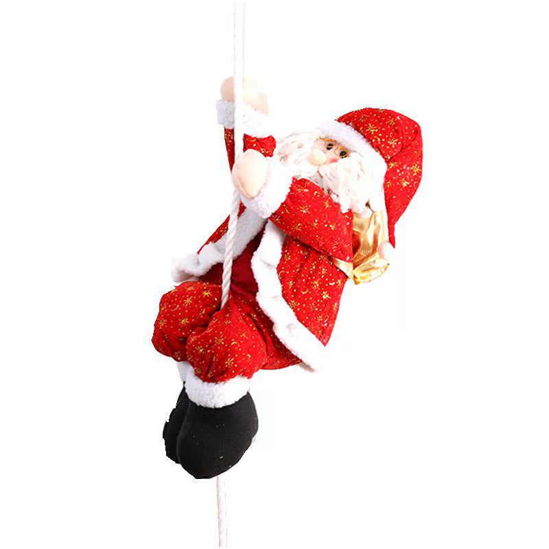 Fun Animated Santa Christmas Tree Ornament