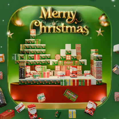 Colorful Christmas Magnetic Building Blocks Toy Set