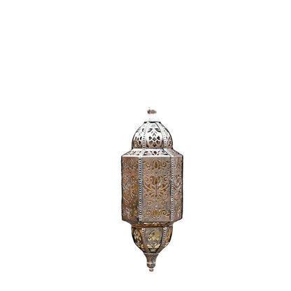 Outdoor Hanging Solar Lantern Moroccan Style Garden Light