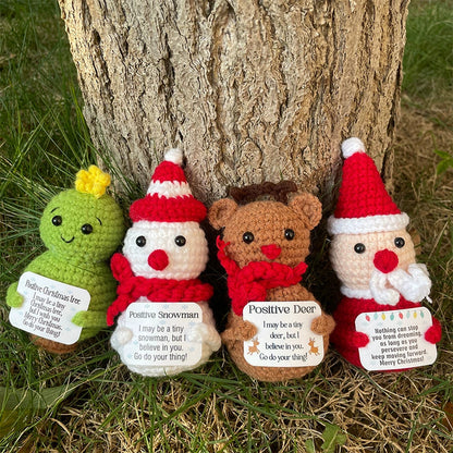 Unique Knitted Christmas Tree Decoration - Yeezlab