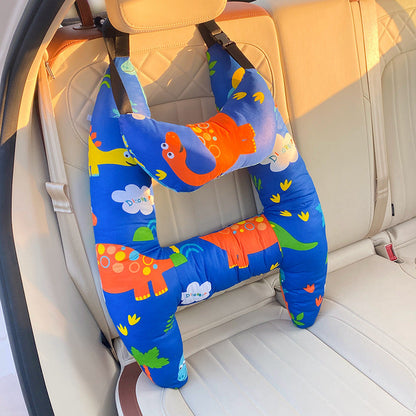 Cozy Car Headrest Pillow for Kids and Adults