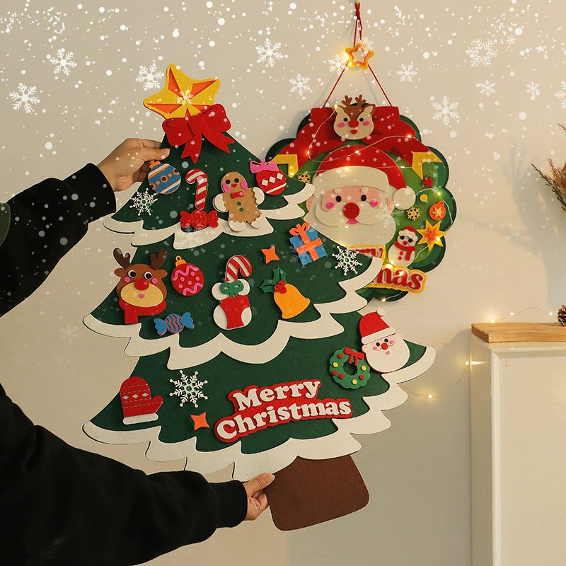 Easy Craft Faux Christmas Tree Decoration Kit