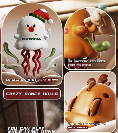 Fun Musical Christmas Deer Figurine Toy