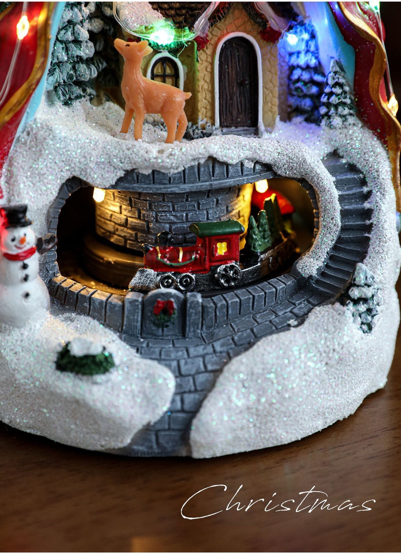 Sparkling LED Musical Christmas Gift Box