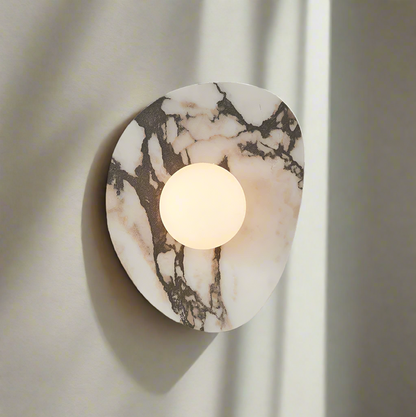 Contemporary Stone Wall Light in Minimalist Style