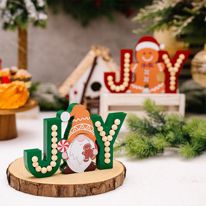Fun Holiday Wooden Christmas Tree Ornament