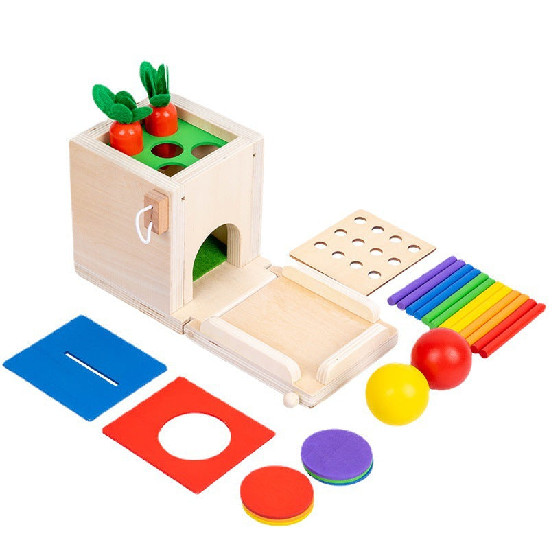 Colorful Wooden Block Tower Toy For Kids - Yeezlab