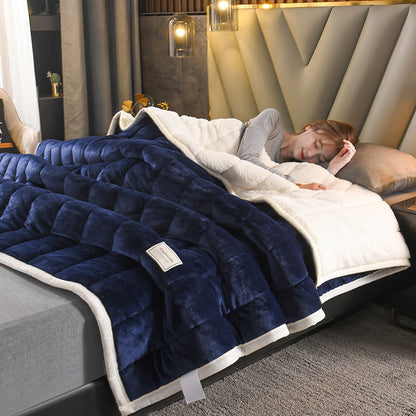 Plush Fleece Throw Blanket for Cold Winter Nights