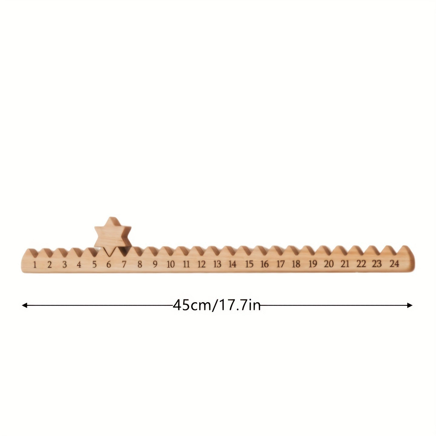 Traditional Christmas Advent Ladder Decoration