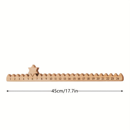 Traditional Christmas Advent Ladder Decoration