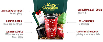 Festive Holiday Mug Essential Oil Gift Set